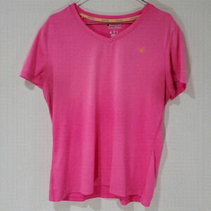 Champion pink vapor performance short sleeve shirt
